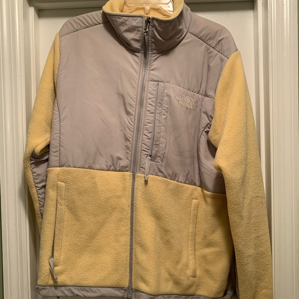 North Face Jacket- Light Yellow